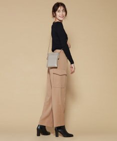 LA BAGAGERIE ミニ財布付き サイドノットショルダー