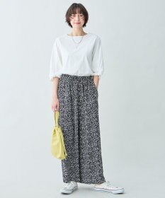 ANY L 【WEB限定】シルケットスムースツイストスリーブカットソー