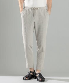 JOSEPH HOMME <新色追加>【オリジナル素材/シワになりにくい/ウエストゴム仕様】ライトタックジャージー イージーパンツ/PEGG EASY アイボリー系