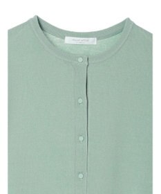 Green Parks 洗える　クルーネックカーディガン