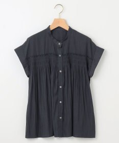 組曲 L ギャザーライトデシンシャーリング ブラウス