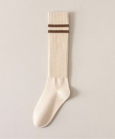 WEGO ラインリブハイソックス