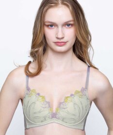 AMPHI 【sweet web掲載】 ノンワイヤーブラ 谷間をメイク 脇高設計 A~Gカップまで対応 大きいサイズ 【BRAGENIC ブラジェニック 脇高細見えタイプ】 ブラジャー ブラ BMI353 アンフィ／ワコール