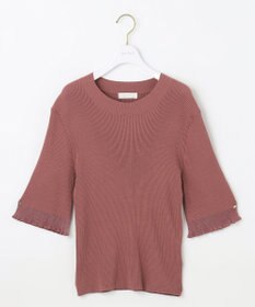 ANY SIS 【洗える】シアーディテール ニット