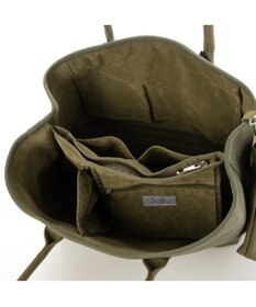 UNBILLION cachecache パーテーションキャンバストートバッグL