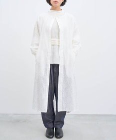 muuc 【2WAY】【上質なコットン100%生地】イラカ柄刺繍コットン 羽織り＆シャツワンピース