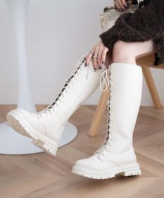 WEGO レースアップロングブーツ