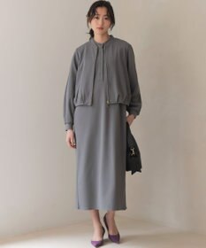 組曲 【WEB限定】ジョーゼットジャージーIライン ワンピース