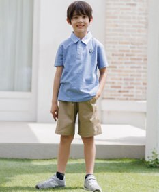 J.PRESS KIDS 【100-130cm】カノコ ライク 半袖ポロシャツ