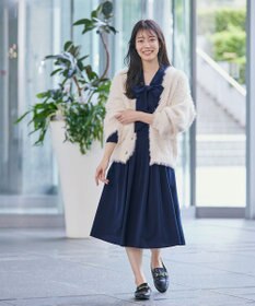 Tiaclasse 【洗える】シャギーニットカーディガン