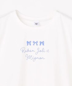 ANY KIDS 【2点セット】Tシャツ×レース キャミソールチュニック