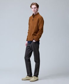 J.PRESS MEN 【カシミア100%使用】カシミヤリブモックネック ニット