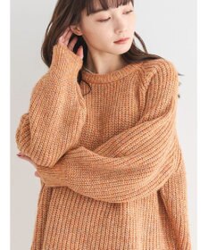 AMERICAN HOLIC Ｍｉｘヤーンラグランニットプルオーバー