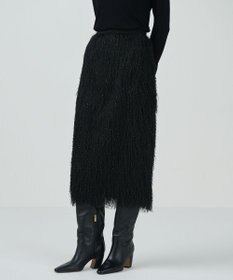 GRACE CONTINENTAL フリンジタイトスカート