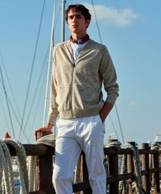 JOSEPH ABBOUD 【吸水速乾/】千鳥サッカー Tシャツ