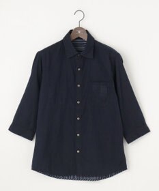 JOSEPH ABBOUD 【キングサイズ・2WAY/】ライトリバーシブルストライプシャツ