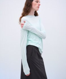 ATON MODAL SILK JERSEY | クルーネックプルオーバー