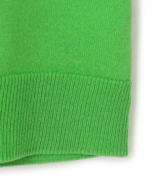 BEIGE， 【洗える】NADIA / レザーポケット付き半袖ニットTシャツ