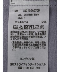 earth music&ecology バンドカラーブラウス