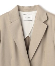 BEIGE， MICA / リネンブレンドテーラードジャケット