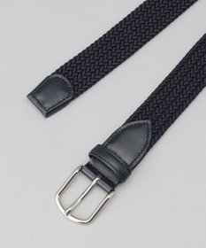 GOTAIRIKU 【ビジカジ兼用】ゴムメッシュ レザーコンビベルト