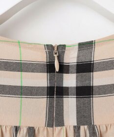 自由区 【カタログ掲載・洗える】シアーブライトチェック ワンピース