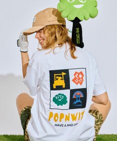 PW CIRCULUS 【吸水速乾 / UV遮蔽率99% UVカット / ストレッチ】【MEN】アニマルグラフィックモックT ゴルフ