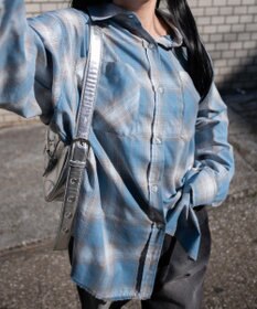 WEGO チェックBIGシャツ