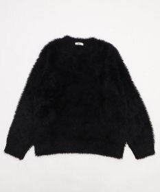 WEGO 【2025秋冬新作/ユニセックス着用ITEM/MLサイズ展開】フェザーニットプルオーバー