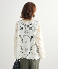 Green Parks ・ＥＬＥＮＣＡＲＥ　ＤＵＥ　レーシーカーディガン