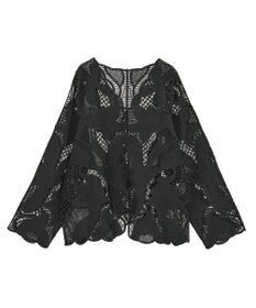 Green Parks ・ＥＬＥＮＣＡＲＥ　ＤＵＥ　レーシーカーディガン