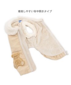 PET PARADISE ペットパラダイス くまちゃん 背開き ジップアップ ベスト 小型