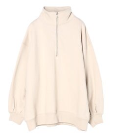 Green Parks ・ＳＵＧＡＲ　ＳＰＯＯＮ　ウラキモウハーフＺＩＰスウェット