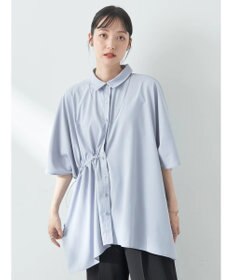 earth music&ecology アシメギャザーシャツ