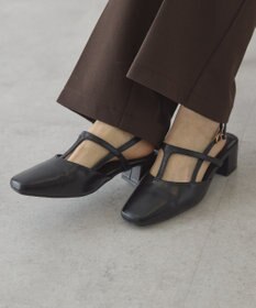 AMERICAN HOLIC Tストラップスクエアパンプス