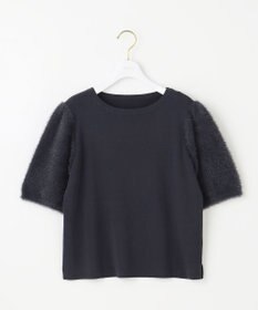 ANY SIS L 【洗える】シャギースリーブ ニット