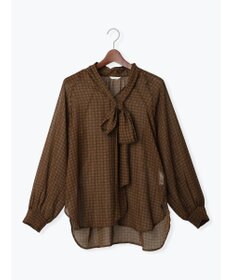 Te chichi パターンアソートシフォンボウタイブラウス《2025Autumn catalog vol.2 item》
