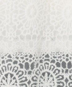 ANY SIS 【洗える】レースコンビバックサテン ワンピース