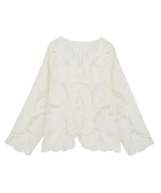 Green Parks ・ＥＬＥＮＣＡＲＥ　ＤＵＥ　レーシーカーディガン