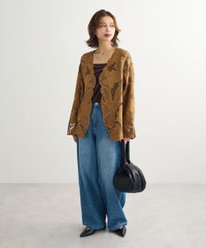 Green Parks ・ＥＬＥＮＣＡＲＥ　ＤＵＥ　レーシーカーディガン