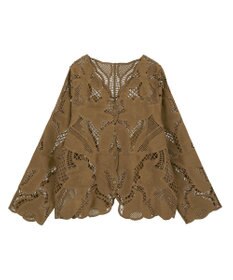 Green Parks ・ＥＬＥＮＣＡＲＥ　ＤＵＥ　レーシーカーディガン