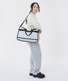 LeSportsac DELUXE MED WEEKENDER/モノクラスチェック