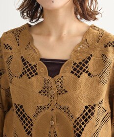 Green Parks ・ＥＬＥＮＣＡＲＥ　ＤＵＥ　レーシーカーディガン