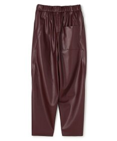 BEIGE， HYAL / フェイクレザーカービーラインイージーパンツ