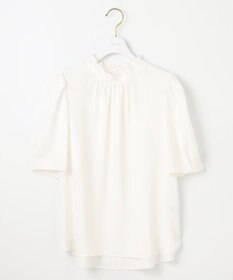 ANY SIS S 【洗える】フリルネックスタンド ブラウス