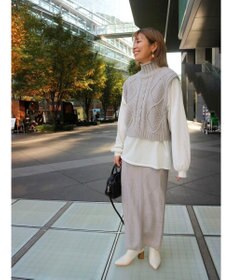 Green Parks ケーブルニットベスト