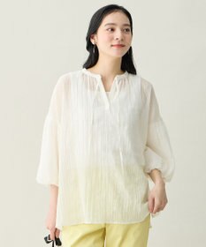 ANY L バルーンスリーブスキッパーブラウス