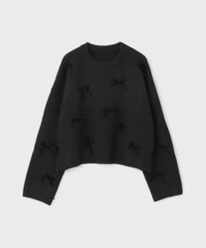 GRACE CONTINENTAL リボンニットトップ