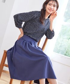 Tiaclasse フラップポケットタックフレアスカート