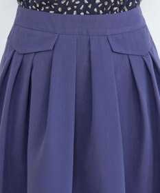 Tiaclasse フラップポケットタックフレアスカート